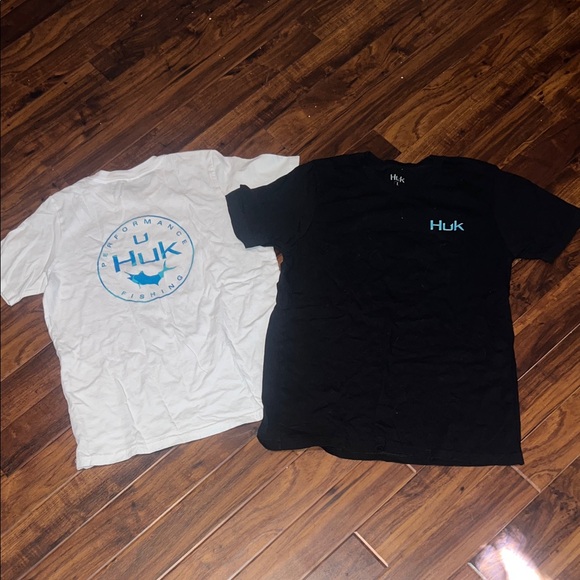 Huk Black and White Performance Tees - Picture 1 of 1